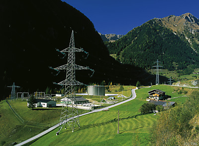 Transalpine Ölleitung - Pumpstation in Gruben
 - Matrei in Osttirol, TAL