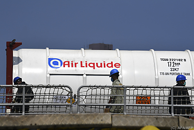 Ein Air Liquide-Tank - Mumbai, APA/AFP