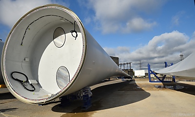 Eine Windturbine von Vestas
 - Southampton, APA/AFP