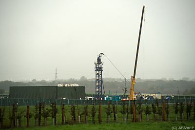 Fracking ist eine umstritten Fördermethode für ÖL und Gas
 - Little Plumpton, APA/AFP