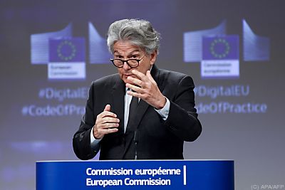 Binnenmarktkommissar Thierry Breton
 - Brussels, APA/AFP