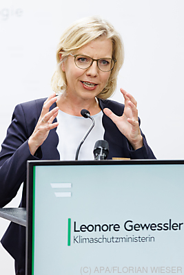 Energieministerin Leonore Gewessler
 - Wien, APA/FLORIAN WIESER