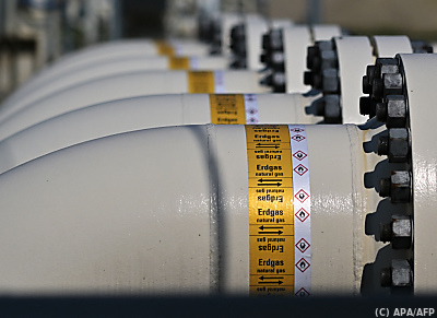 Österreich kaufte weniger russisches Gas, bezahlte dafür mehr
 - Baumgarten an der March, APA/AFP