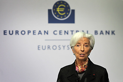 EZB-Präsidentin Christine Lagarde
 - Frankfurt am Main, APA/AFP