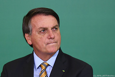 Starkes Zeichen von Brasiliens Präsident Bolsonaro
 - BrasÌlia, APA (AFP/Archiv)