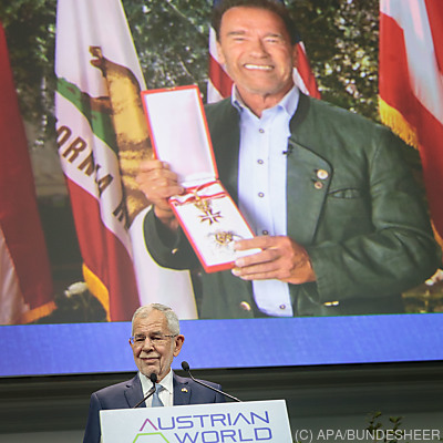 Schwarzenegger und van der Bellen beim Austrian World Summit 2020
 - Wien, APA/BUNDESHEER