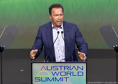 Arnold Schwarzenegger in Wien
 - Wien, APA/HERBERT NEUBAUER