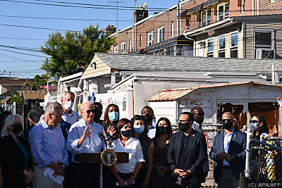 Biden bei einem Besuch im New Yorker Stadtteil Queens - Queens, APA/AFP