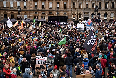 Umweltaktivisten-Kundgebung in Glasgow
 - Glasgow, APA/AFP