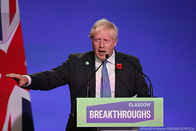 Britischer Premier Johnson will mehr Mut in Glasgow sehen
 - Glasgow, APA/AFP/Steve REIGATE/POOL
