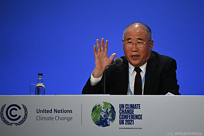 Chinas Klimagesandter Xie Zhenhua
 - Glasgow, APA/AFP/POOL