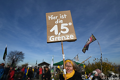1,5-Gad-Ziel im Pariser Klimaabkommen festgelegt
 - Lützerath, APA/AFP