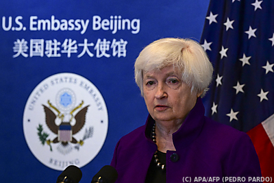 US-Finanzministerin Yellen zu Gast in Peking - Beijing, APA/AFP (PEDRO PARDO)