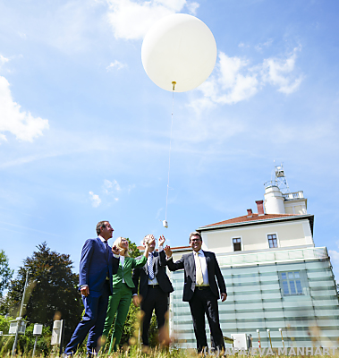 Auf der Wiener Hohen Warte startet jeden Tag ein Wetterballon
 - Wien, APA/EVA MANHART