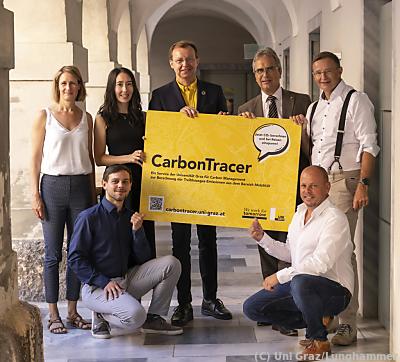 CarbonTracer: Der verlässliche Treibhausgas-Rechner von der Uni Graz
 - Graz, Uni Graz/Lunghammer