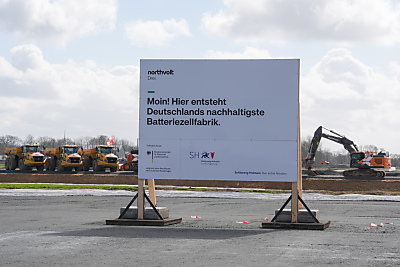 Northvolt baut in Deutschland eine Batteriefabrik
 - Hedwigenkoog, APA/dpa