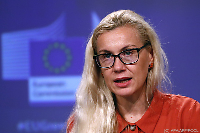 Energiekommissarin Kadri Simon
 - Brussels, APA/AFP/POOL