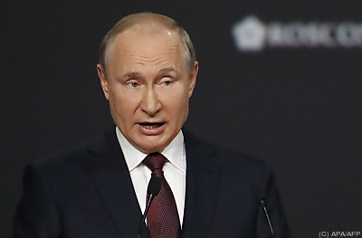 Russlands Präsident Vladimir Putin
 - Saint Petersburg, APA/AFP