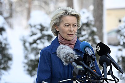 Kommissionspräsidentin Ursula von der Leyen
 - Helsinki, APA/Lehtikuva