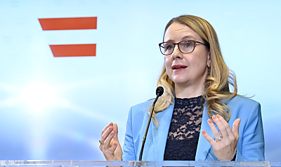 Wirtschaftsministerin Margarete Schramböck
 - Wien, APA/HANS PUNZ