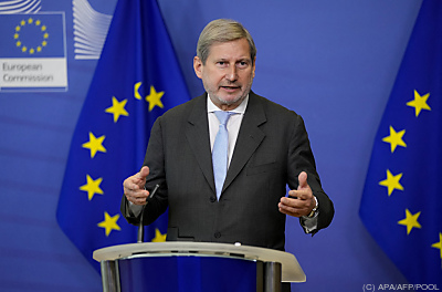 Der aus Österreich entsandte EU-Budgetkommissar Johannes Hahn
 - Brussels, APA/AFP/POOL