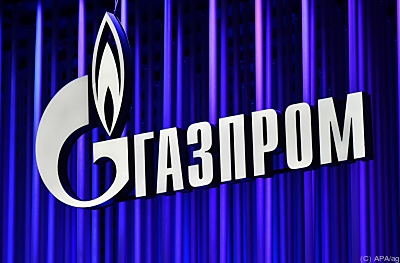 Das Logo des russischen Staatskonzerns Gazprom
 - Saint Petersburg, APA/ag