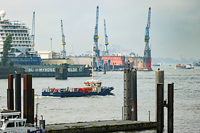 Blick auf den Hafen Hamburg
 - Hamburg, APA/dpa