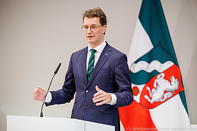 Nordrhein-Westfalens Ministerpräsident Hendrik Wüst
 - Hannover, APA/Deutsche Presse-Agentur GmbH