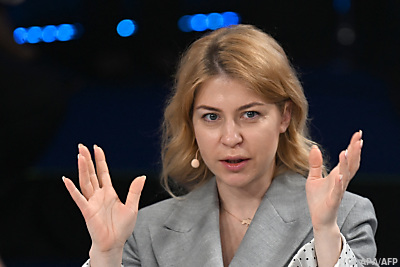 Ukraines Vizepremierministerin Olha Stefanischyna
 - Bratislava, APA/AFP