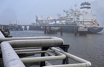 Inbetriebnahme des LNG-Terminals in Wilhelmhavens - Wilhelmshaven, APA/AP POOL