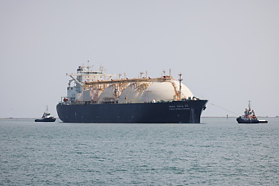 LNG-Tanker auf Hoher See
 - Fos-sur-Mer, APA/AFP
