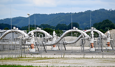 Österreich deckte seinen Gasverbrauch heuer stark aus den Speichern
 - Haidach, APA/THEMENBILD