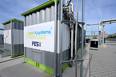 Wasserstoff Elektrolyseanlage der Wien Energie in Wien-Simmering
 - Wien, APA/THEMENBILD