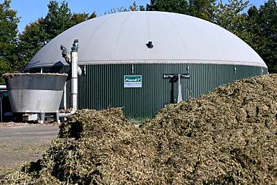 In einer Biogas-Anlage werden Abfälle zu Methan vergoren
 - Gévezé, APA/AFP