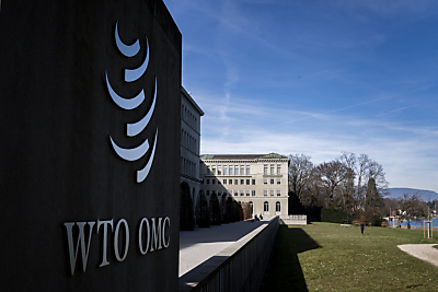 Blick auf das Hauptquartier der WTO in Genf
 - Geneva, APA/AFP