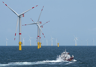 73 Windräder auf hoher See sind 2024 ans Netz gegangen
 - Spiekeroog, APA/dpa