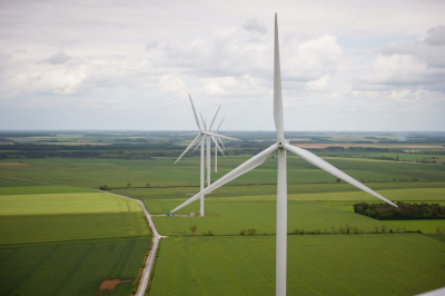Im zweiten Quartal wurden insgesamt 350 Windenergieanlagen bestellt
 - Sainte-Lizaigne, APA/AFP