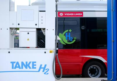 Die Wasserstoff-E-Kleinbusse sind in Wien ab September im Einsatz
 - Wien, APA/THEMENBILD