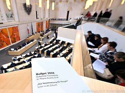 "Erste Lesung" zum Budget am Donnerstag
 - Wien, APA/HELMUT FOHRINGER