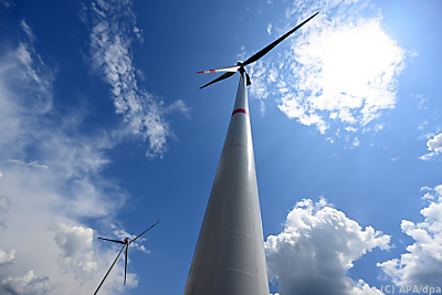 Sieben Windräder sollen eine Leistung von 40 MW ermöglichen - Bad Berleburg, APA/dpa