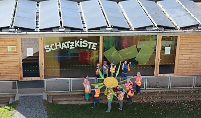 Photovoltaikanlage auf Kinderhaus in Hittisau
 - Bregenz, APA/GEMEINDE HITTISAU